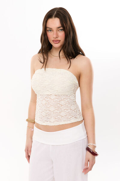 Lana Lace Top, COASTAL CREAM